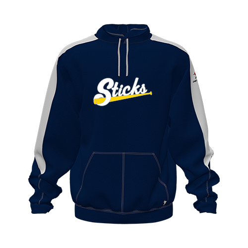 [CUS-DFW-HOOD-FLC-LSL-NVY-YXS-LOGO1] Hoodie (Youth XS, Navy, Logo 1)