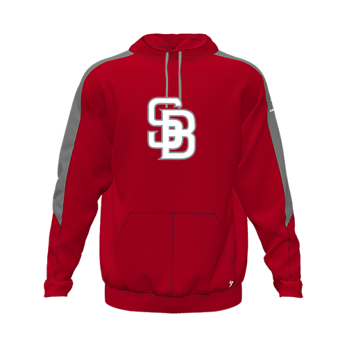 [CUS-DFW-HOOD-FLC-LSL-RED-YXS-LOGO2] Hoodie (Youth XS, Red, Logo 2)