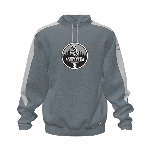 [CUS-DFW-HOOD-FLC-LSL-GRY-YXS-LOGO3] Hoodie (Youth XS, Gray, Logo 3)