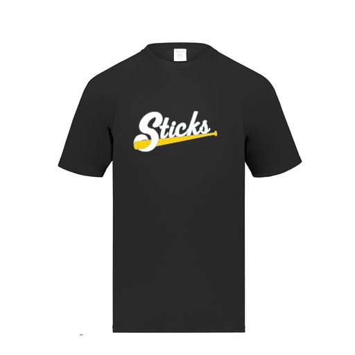 [2790.080.S-LOGO1] Men's Smooth Sport T-Shirt (Adult S, Black, Logo 1)