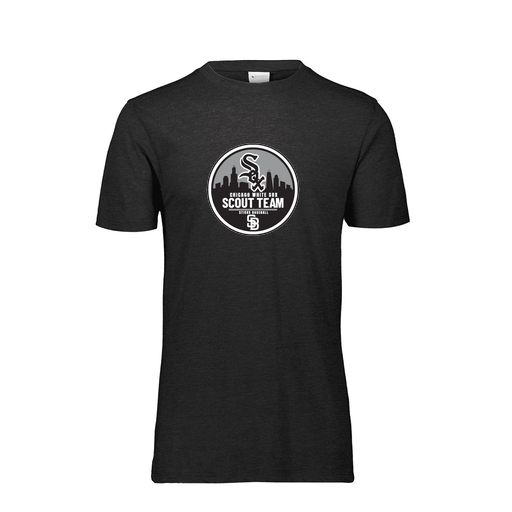 [FTSCUBBK-AS-LOGO3] Decker Men's Tri-Blend T-Shirt - Short Sleeve (Adult S, Black, Logo 3)