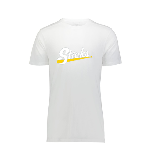 [FTSCUBWH-AS-LOGO1] Decker Men's Tri-Blend T-Shirt - Short Sleeve (Adult S, White, Logo 1)