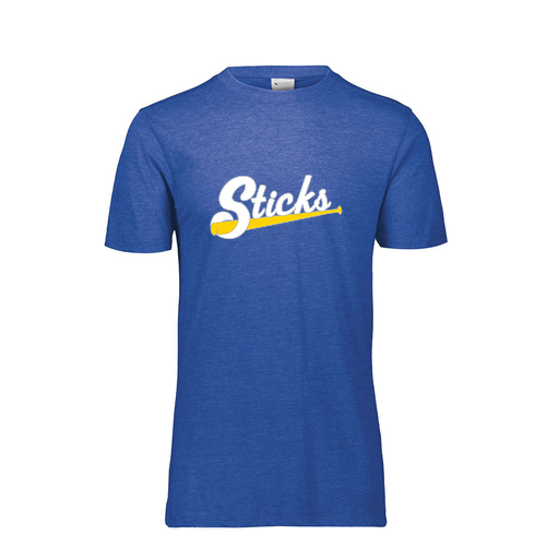 [FTSCUBNV-AS-LOGO1] Decker Men's Tri-Blend T-Shirt - Short Sleeve (Adult S, Navy, Logo 1)