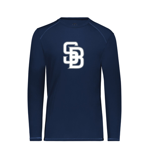 [6846.065.S-LOGO2] Youth SoftTouch Long Sleeve (Youth S, Navy, Logo 2)