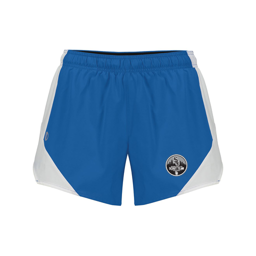 [229489.H02.S-LOGO3] Girls Olympus Shorts (Female Youth S, Royal, Logo 3)