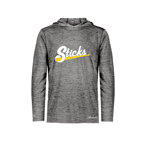[CUS-DFW-CHGHOOD-PER-LSL-BLK-YS-LOGO1] Youth Charge Hoodie (Youth S, Black, Logo 1)