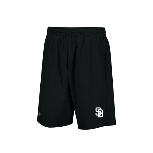 [229556.080.XS-LOGO2] Men's Weld Short (Adult XS, Black, Logo 2)