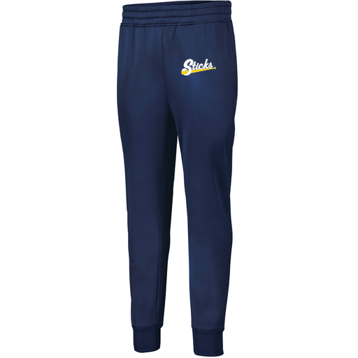 [5566.065.XS-LOGO1] Men's PERFORMANCE FLEECE JOGGER (Adult XS, Navy, Logo 1)