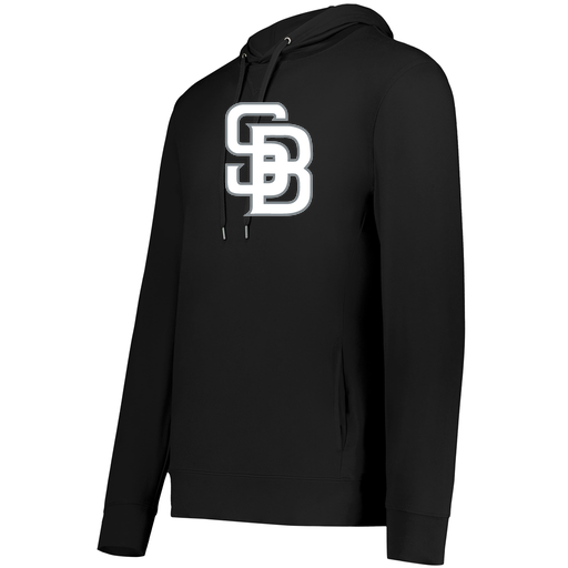 [222698.080.S-LOGO2] YOUTH VENTURA THIN KNIT HOODIE (Youth S, Black, Logo 2)