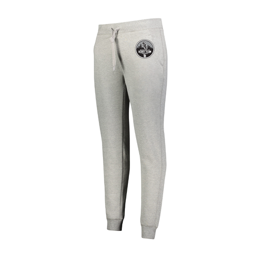 [229748.017.XS-LOGO3] Ladies 60/40 Fleece Jogger (Female Adult XS, Silver, Logo 3)